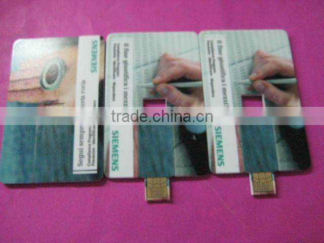 oem plastic card USB flash drive