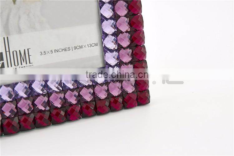 Various Styles Exquisite Pretty And Colorful Glass Picture Photo Frame 2016