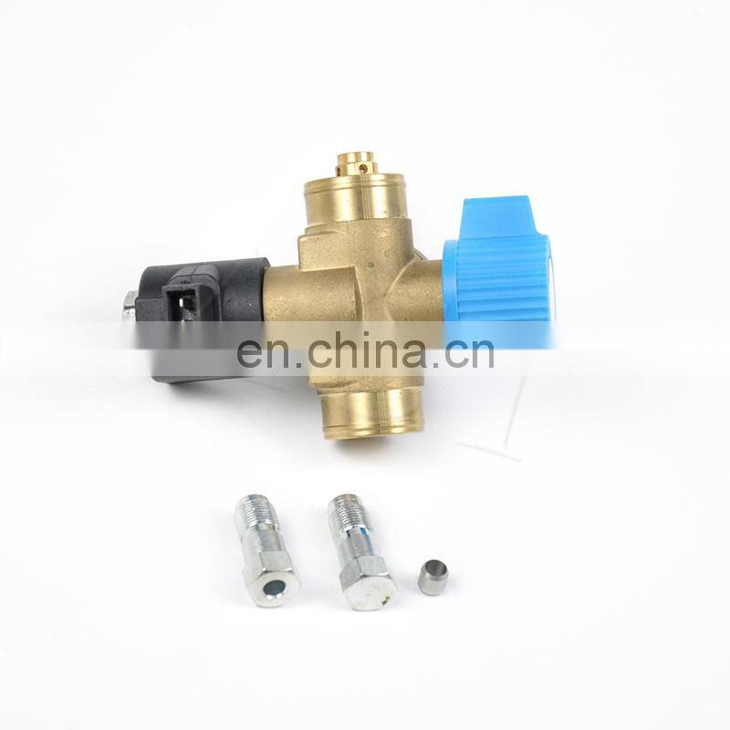 ACT CNG Gasoline cng high pressure solenoid cylinder valve 12v gnv solenoid tank valves