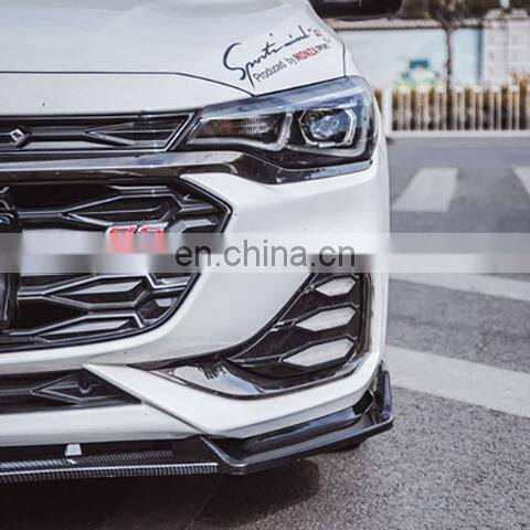 Gloss black Carbon fiber front lip for Monza 2020 sport front lip for Monza 2020