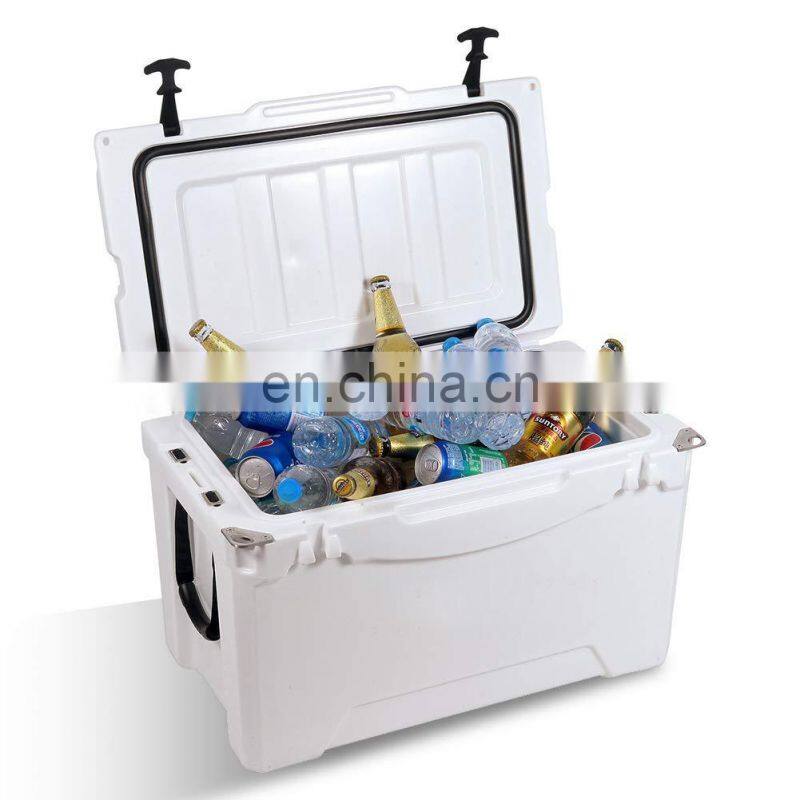 GINT Hot Selling 75QT Portable Customized Logo Colorful Outdoor Cooler Box 50QT heavy duty durable ice box