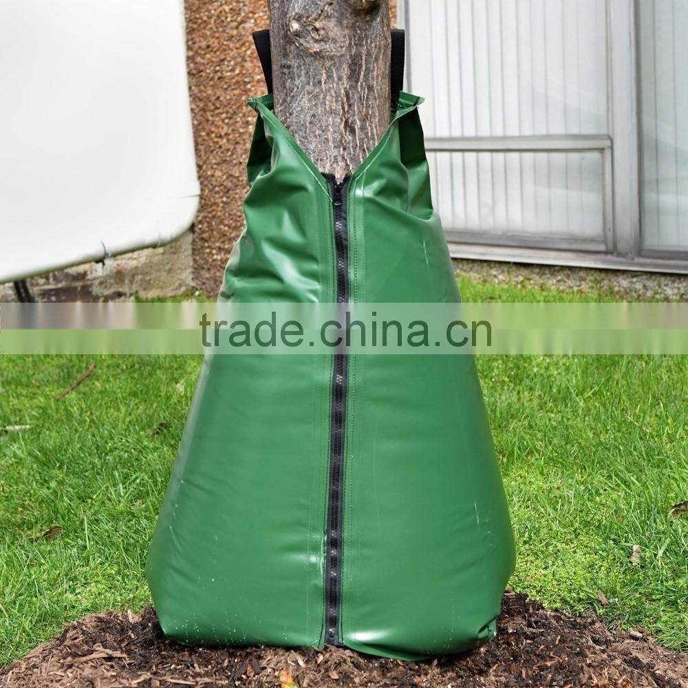 Premium Quality 20 Gallon Tarpaulin Tree Watering Bag with Heavy Duty Zipper, Slow Release Watering Bag for Tree Drip Irregation