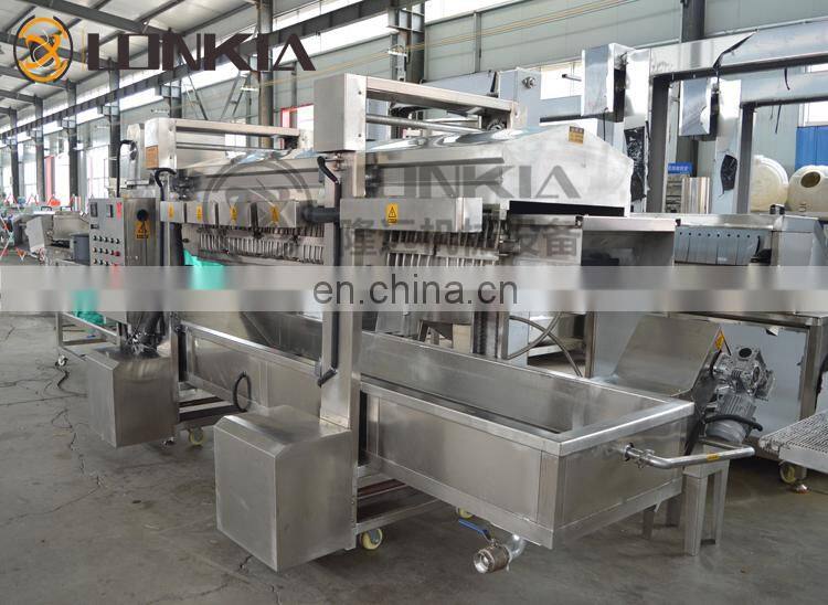 1000 kg / h  Automatic Fryed Potato Flakes Chips Making Machine industry french fries production line