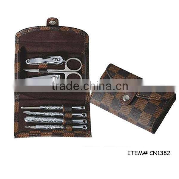 PVC button bag 5 pcs german manicure sets