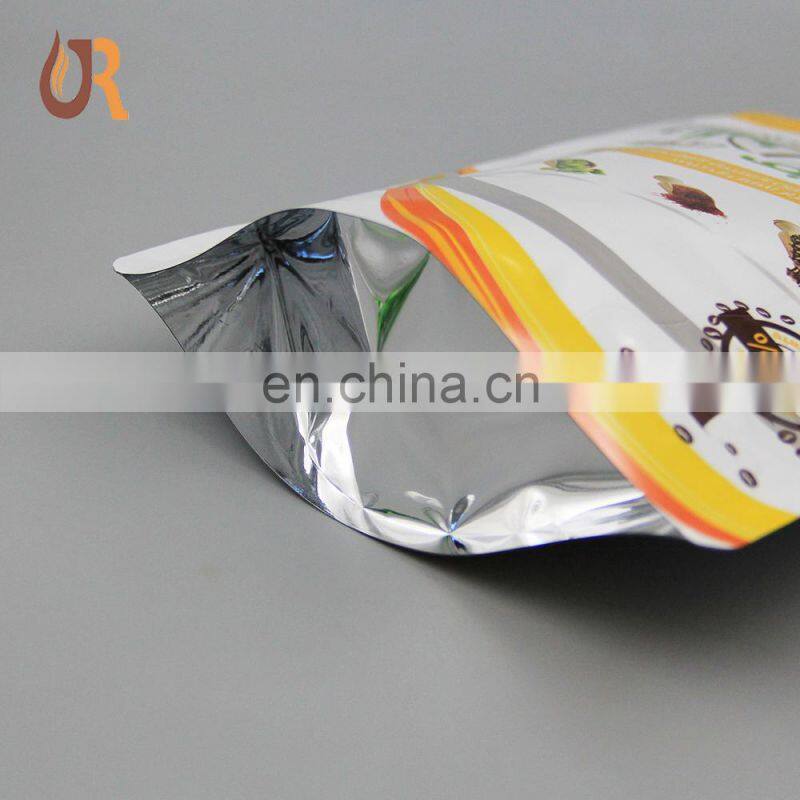 China Supplies Aluminium Foil Cafe Bag / Custom Printed 500g 1kg Coffee Packaging With Valve In Guangzhou