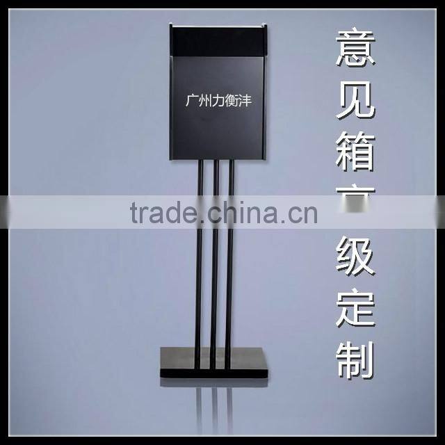 Single Floor stand stainless steel mail box