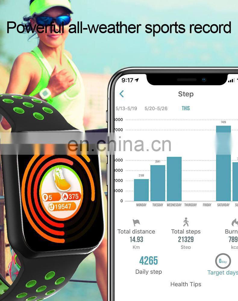 F8 Smart Watch Heart Rate Monitor Calories Fitness Tracker Alarm Clock IP67 Waterproof Reloj Smartwatch F8