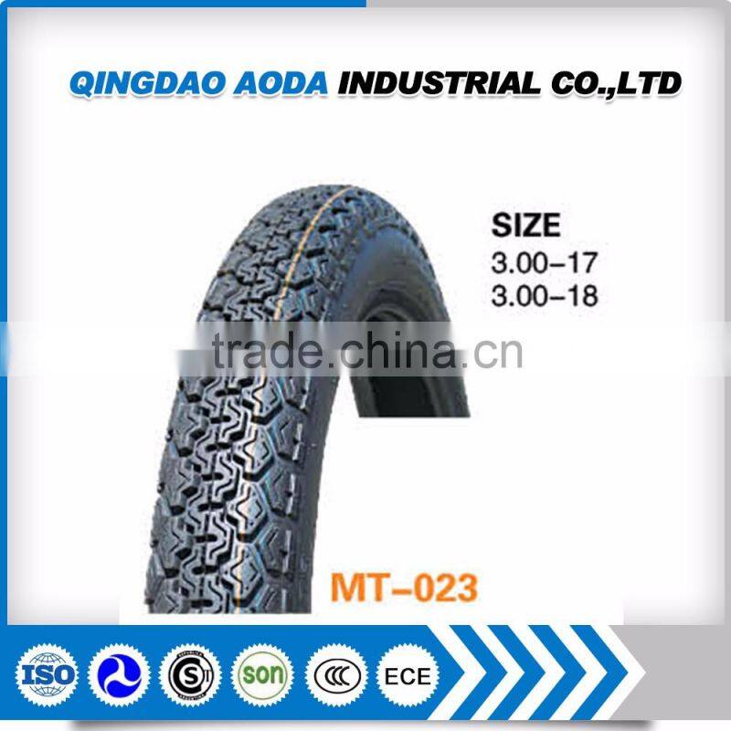 Good quality motorcycle tyre 3.00-17 3.00-18