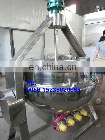 SS sandwich pot with mixer for chilli sauce cooking pot with mixer