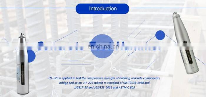 Taijia ht-225 digital hammer test beton used for hardness testing of materials hammer rebound test concrete