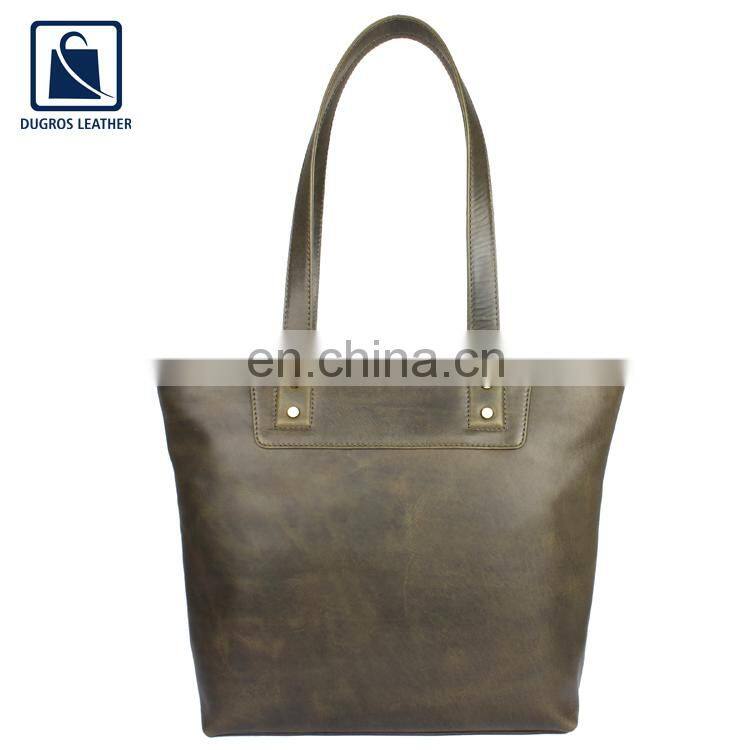 Eye Catching Design Wholesale Price Good Quality Stylish Look Women Genuine Leather Handbag from India