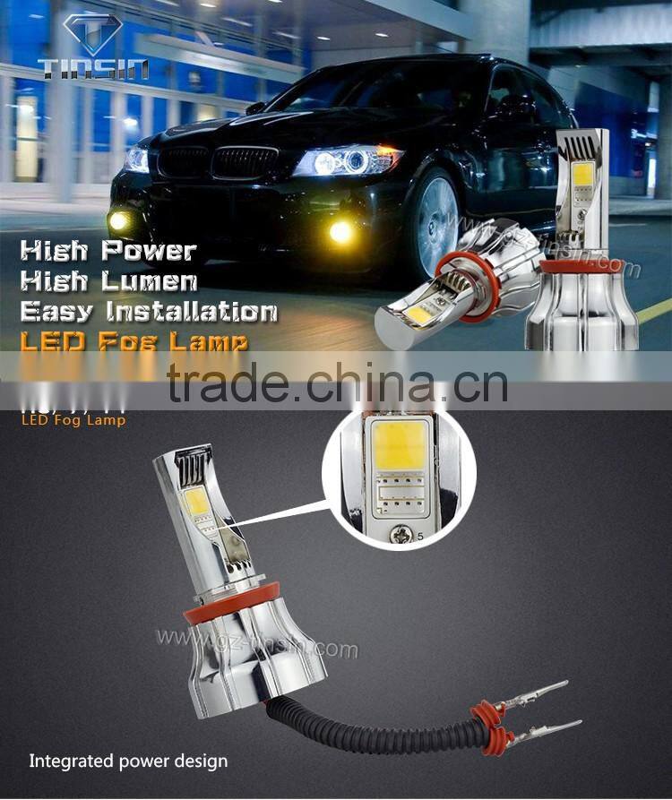 Truely all in one design no interference of car auto led drl fog light 12v fog machine
