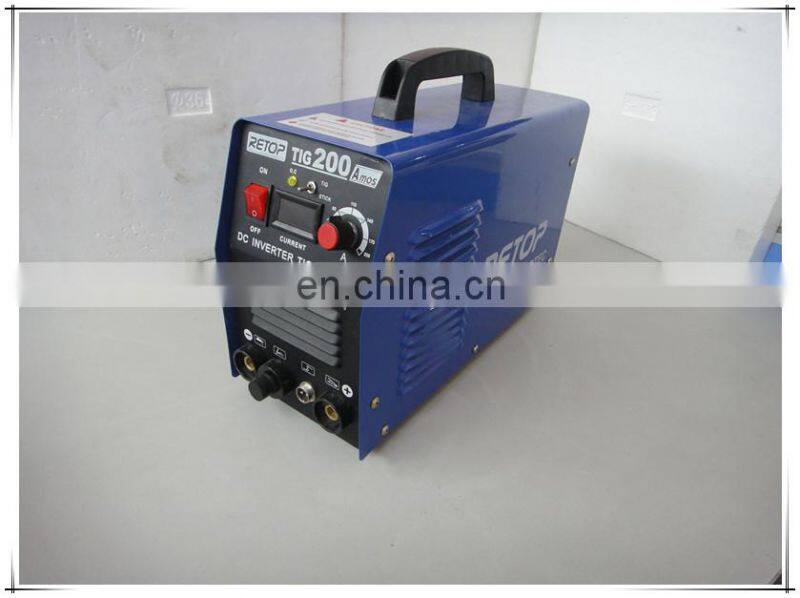 tig-200A high quality inverter dc argon tig welding machine