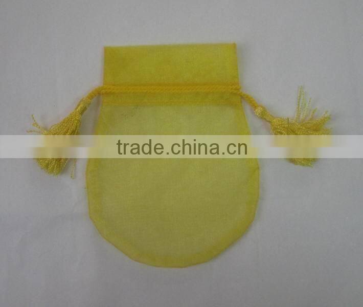 fringed organza transparent gift drawstring bags for party/Christmas packing jewelry/candy/wine of the bottle/gift