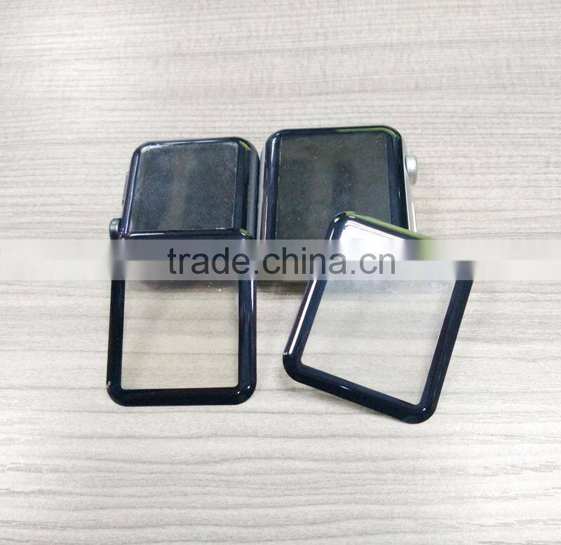 High quality 9H 3D Curved tempered glass screen protector for (38mm,42mm ) Apple Watch screen protector for Apple Watch