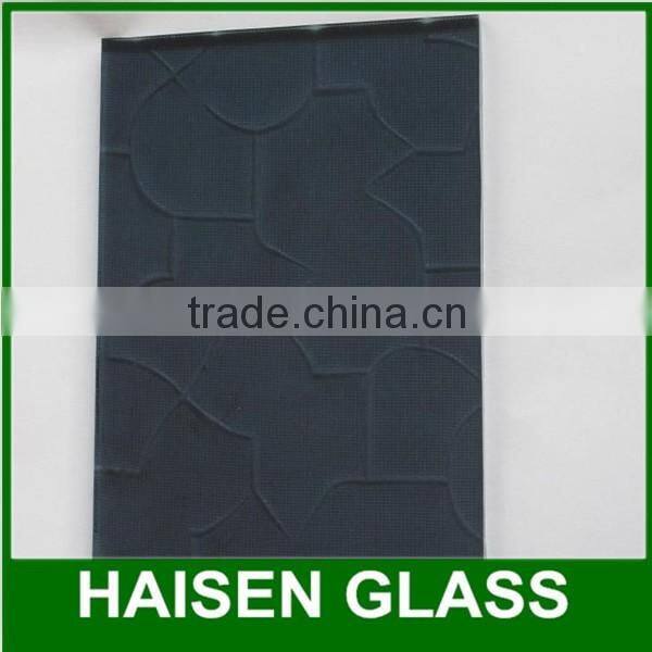 clear/green/yellow FLora figured glass/patterned glass