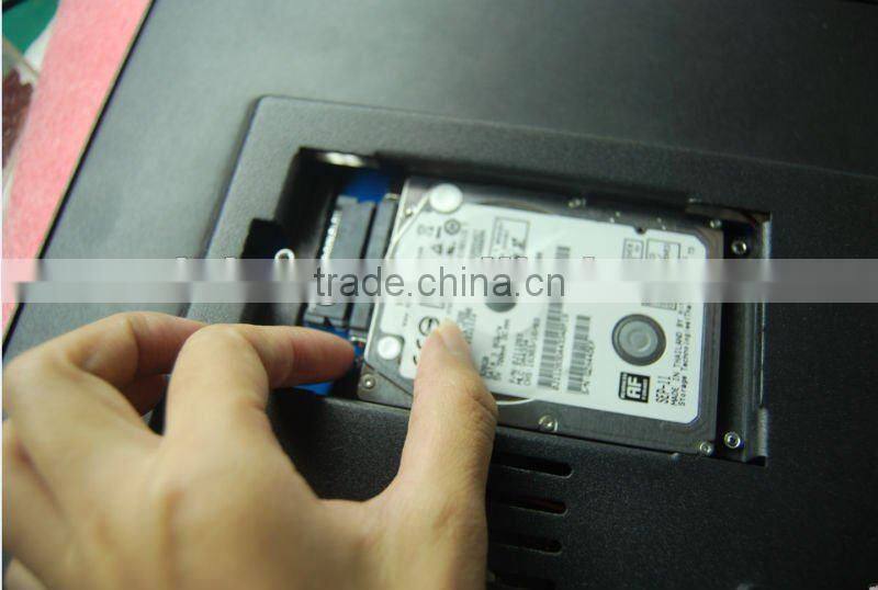 movbale harddisk 15'' touch screen embedded computer with Atom D525