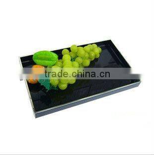 antique glass fruit plate