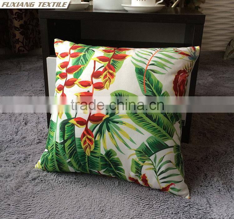 digital print green pillow