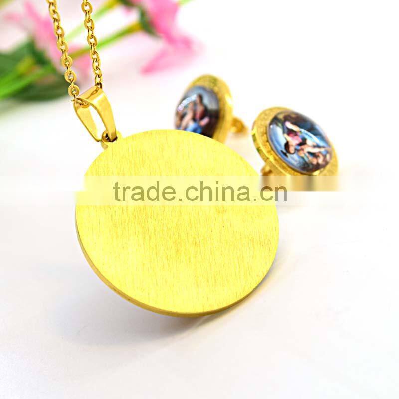 Made in China Virgin Mary stainless steel jewelry gift jewelry sets for mother