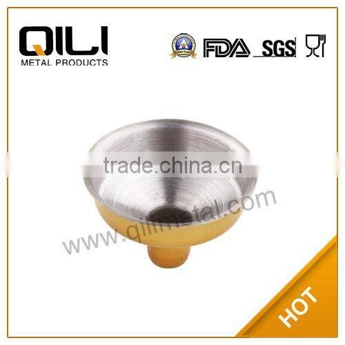 Yellow color stainless funnel