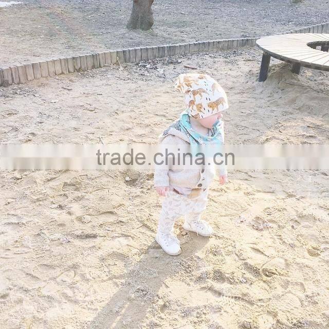 Ins Hot Sale Baby Cotton Printed Spring & Autumn Headwear Newborn Baby Cap Kids Hats