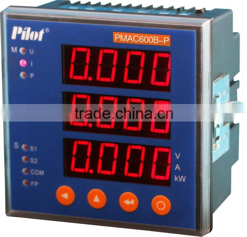 Programmable 3 Phase Voltmeter / Ammeter PMAC600B