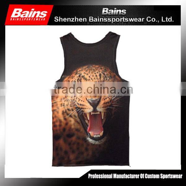 90% polyester 10% cotton dry fit wholesale running singlet in China