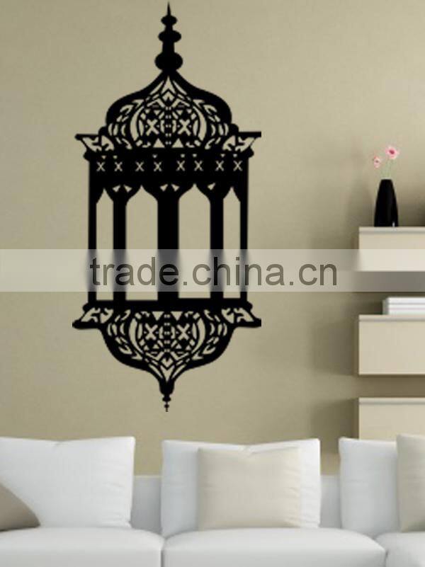 White color temple islamic style vinyl wall stickers decal