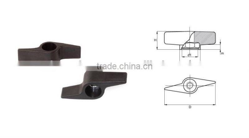 Plastic Wing Knobs With Through Thread BK7.0013