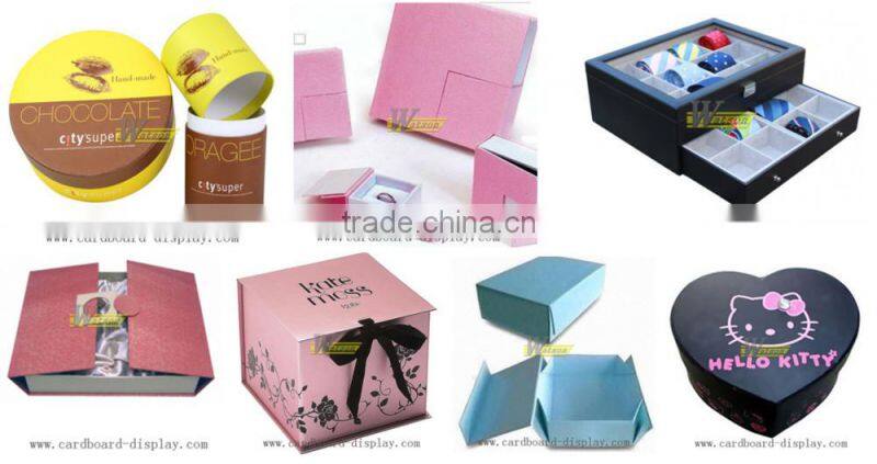 Custom shop promotional floor cardboard magazine display