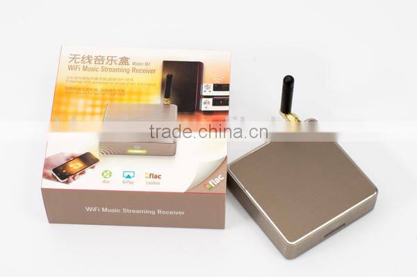 WIFI Music Wifi Audio Music streaming receiver for speaker,support DLNA,Airplay streaming Lossless HIFI music from iOS,Android,
