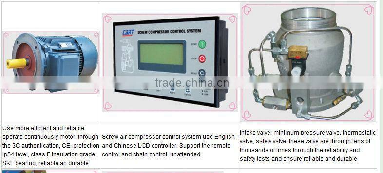 37KW 50HP China variable frequency screw air compressor
