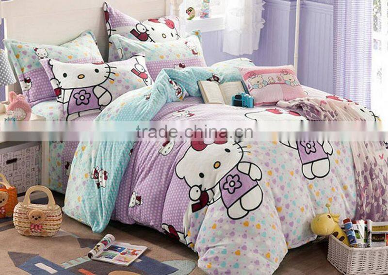 hello kitty kids one piece bed set