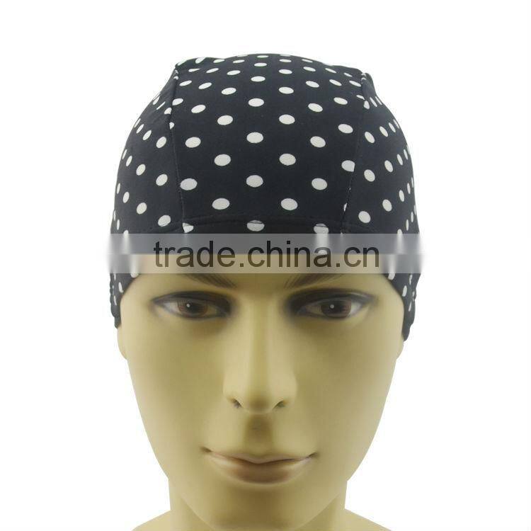 Promotional cheap polyester unisex swimming caps