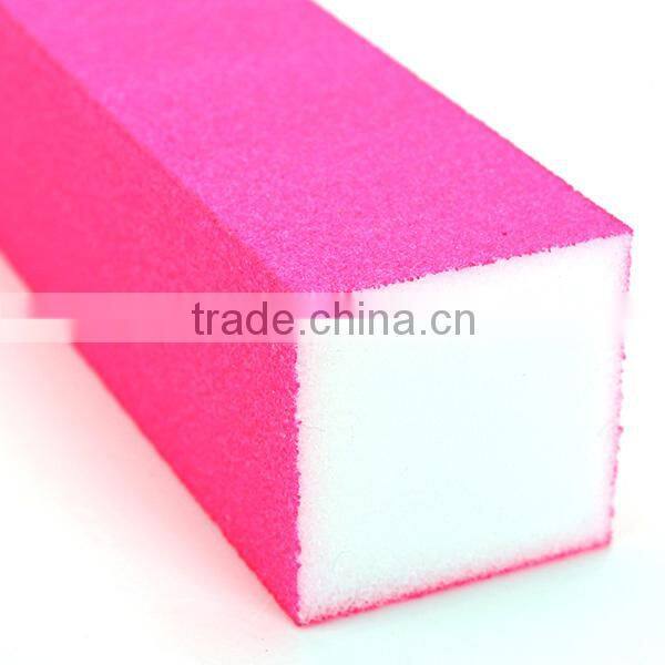 4-Ways 6Colors Nail Art Sanding Buffer Block Sponge Acrylic Polish Manicure Tools Files