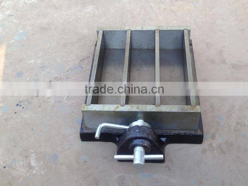 40*40*160mm Steel Three Gang Cement Mortar Prism Test Mould