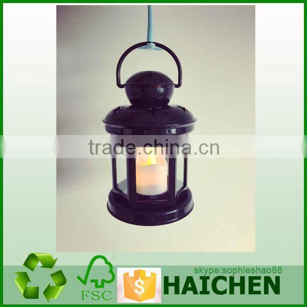 Mini portable plastic Led hurricane lantern