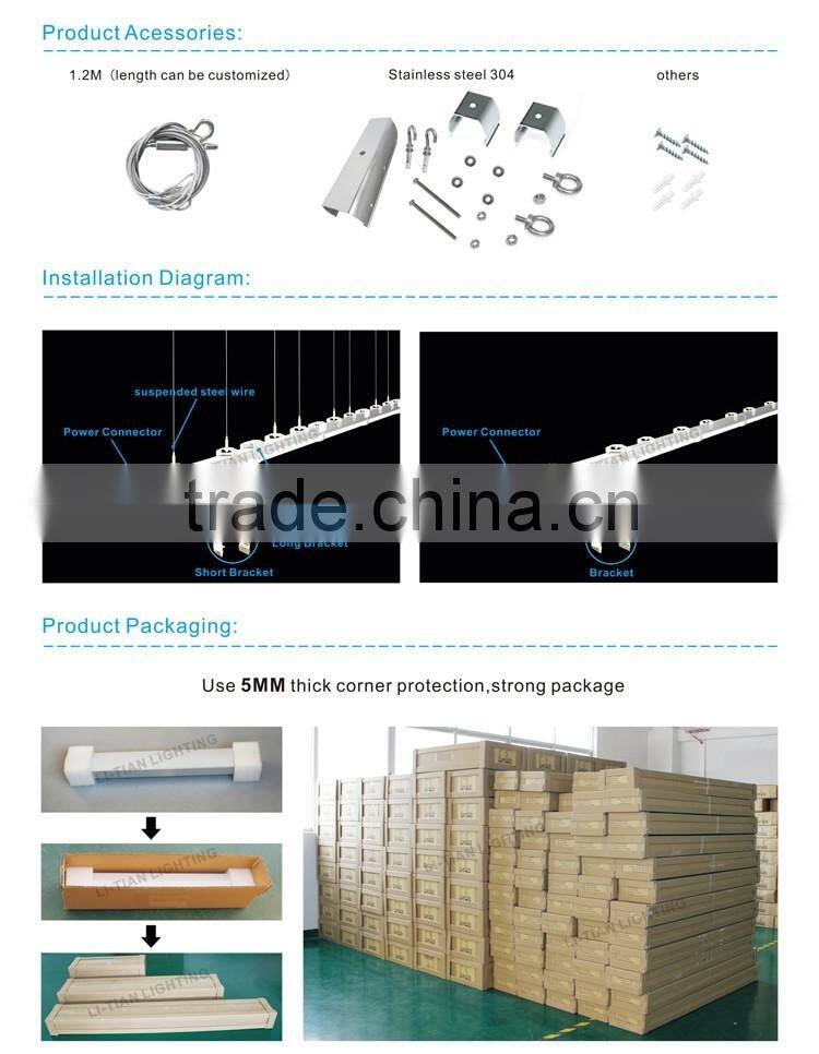 LED Commercial & Industrial Lighting 20W,40W,50W LED Linear High Bay Light