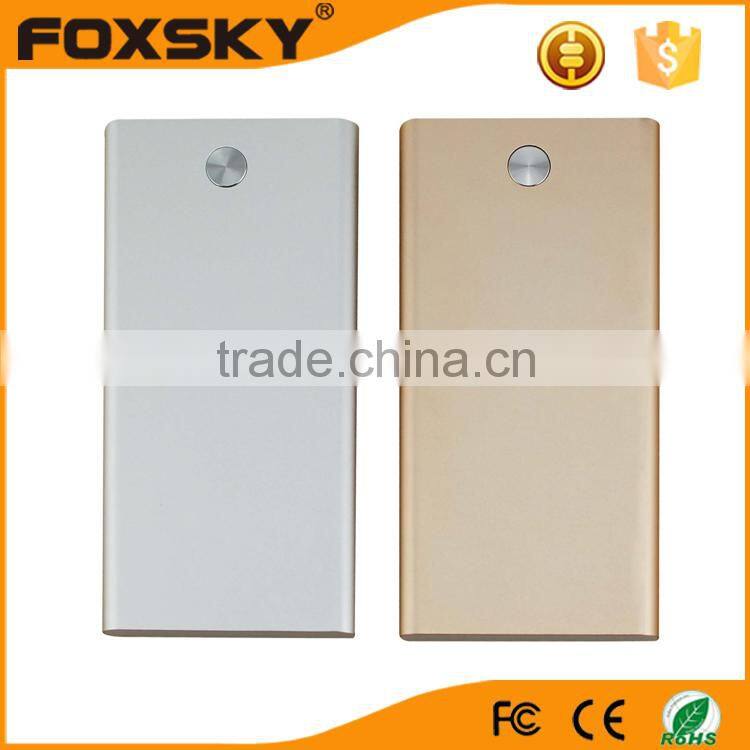 High capacity 12000mah Li-polymer portable power bank for tablet pc