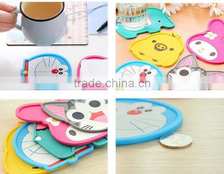 Customized hot new products PVC Placemats and coasters rubber for promotion gifts
