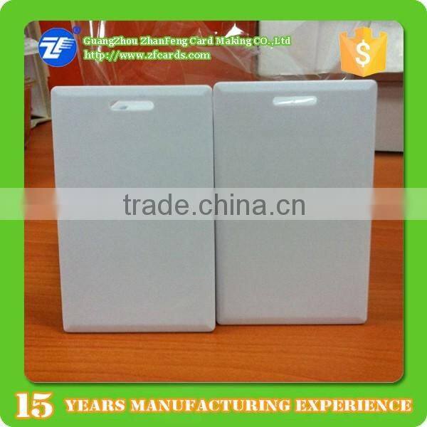 86*54mm 125khz TK4100 clamshell thick card with inkjet numbers