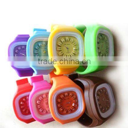 hot sale colorful sports waterproof silicone watch ladies
