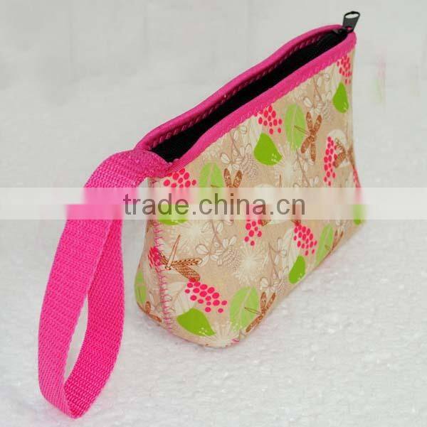 Customized women messneger Makeup neoprene Bags