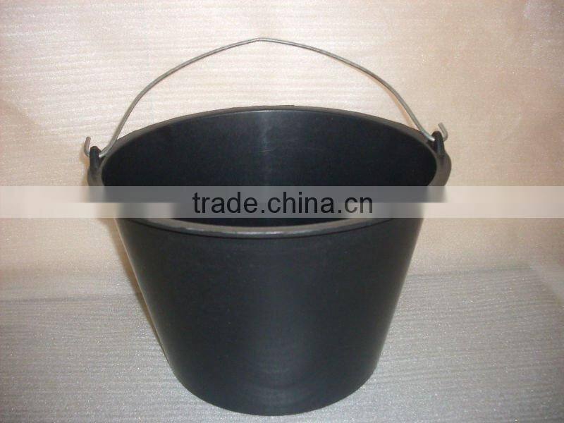 Yellow Plastic Bucket for Grain or Water