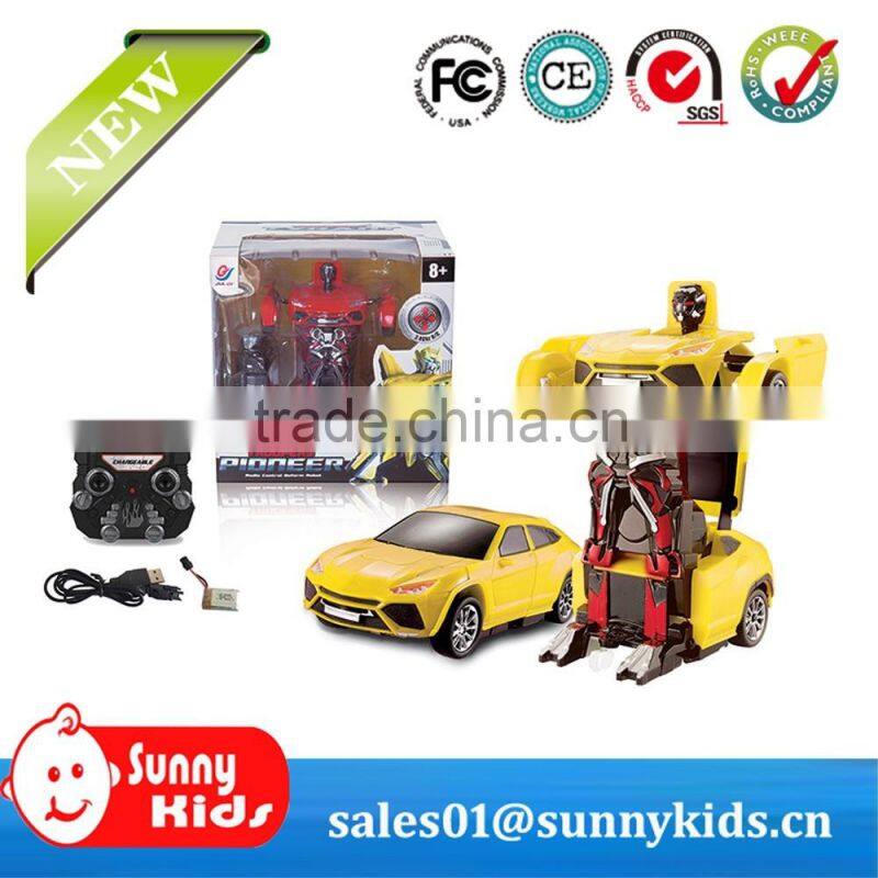 transformation universal remote control toy RC car transform robot toy