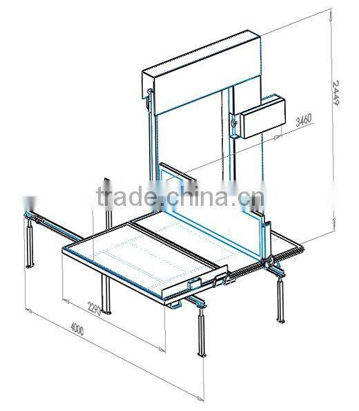 Sponge vertical cutting machine