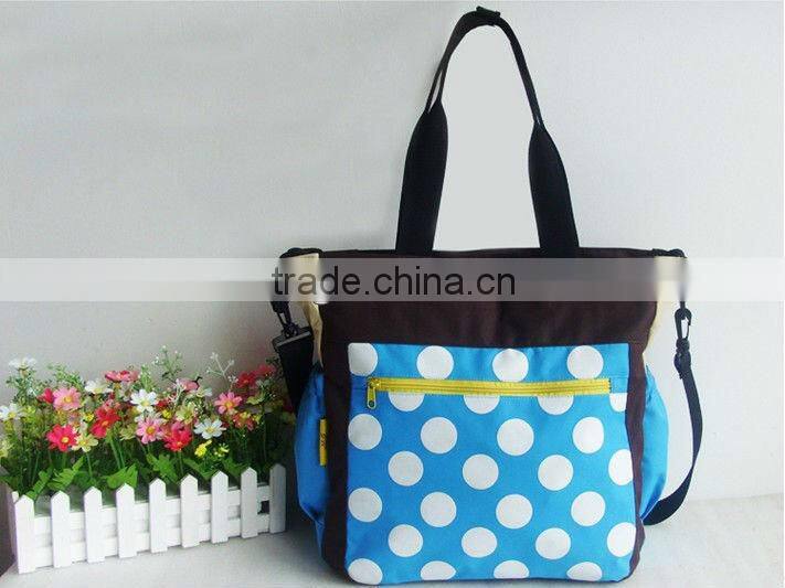 High quality functional polyester diaper bag