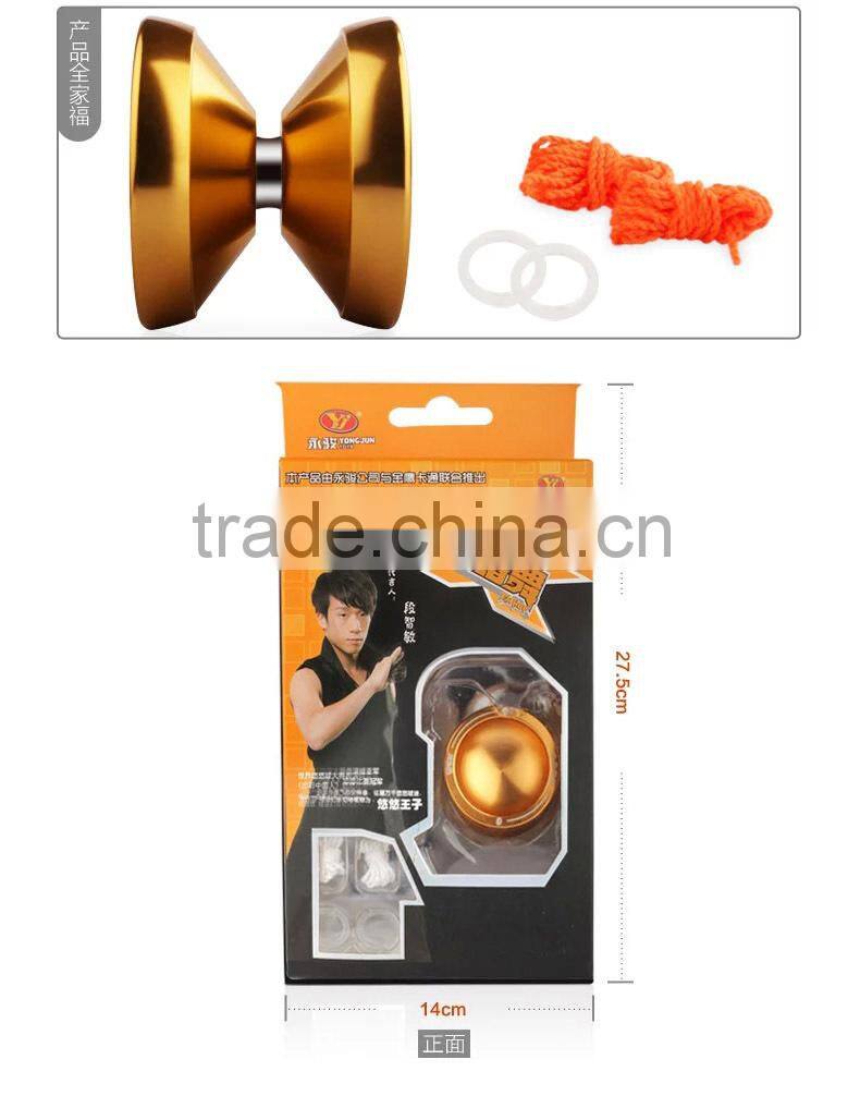 YJ Patent Design Aluminum Professional Finger Spins YOYO