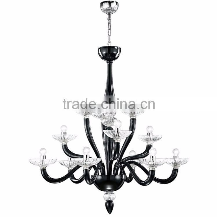 Casanova crystal chandelier mosaic glass fish flower pendant light dimmable led art chandelier